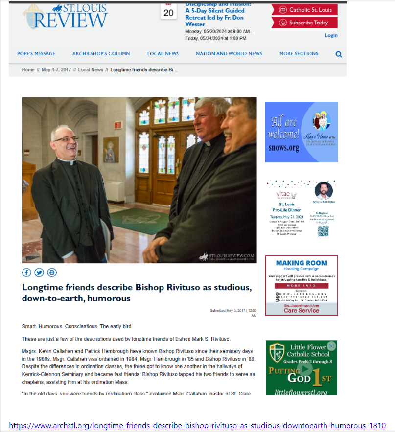 VIDEO: We want in-person Pastoral Care as opposed to governance by ...